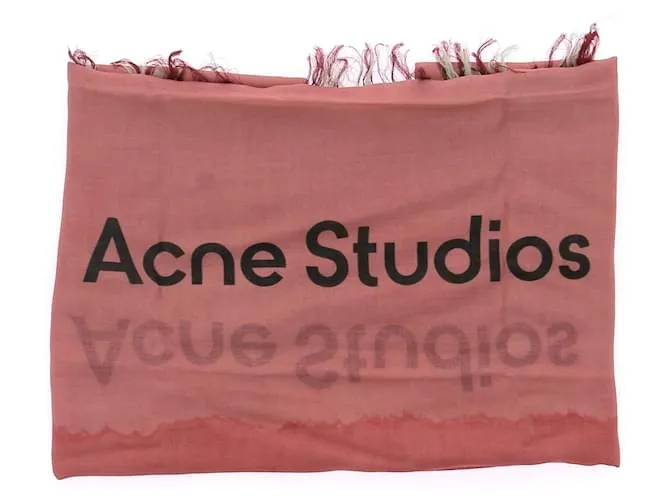 ACNE STUDIOS Bufandas T.  Algodón Rosa 