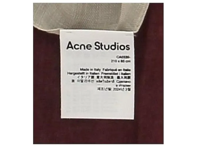 ACNE STUDIOS Bufandas T.  Algodón Rosa 