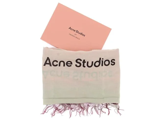 ACNE STUDIOS Bufandas T.  Algodón Rosa 