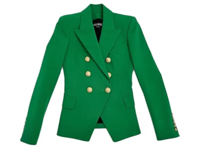 Balmain Chaquetas Verde 