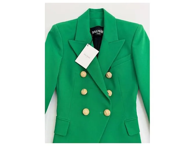 Balmain Chaquetas Verde 