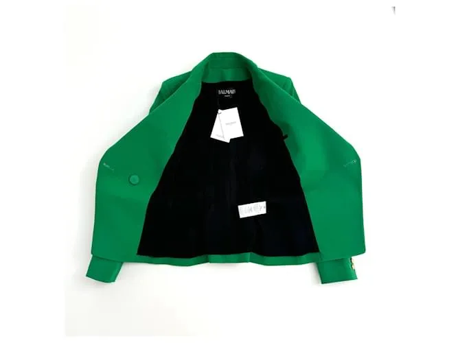 Balmain Chaquetas Verde 