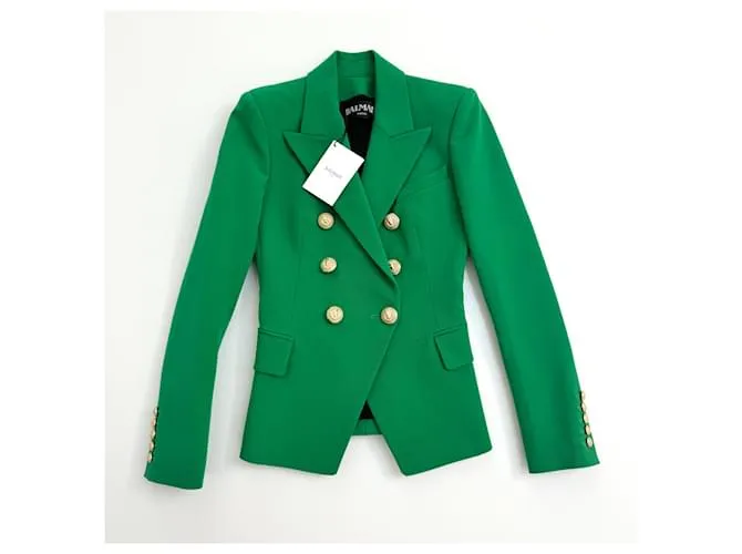 Balmain Chaquetas Verde 