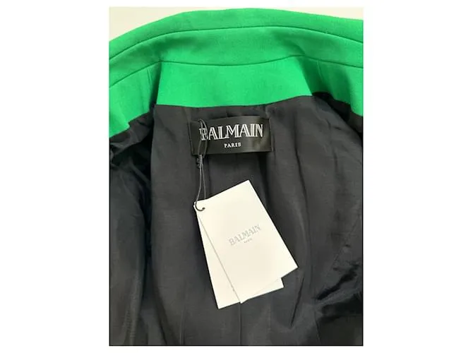 Balmain Chaquetas Verde 