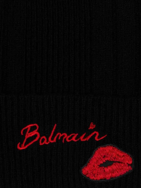 Balmain Gorro - Negro