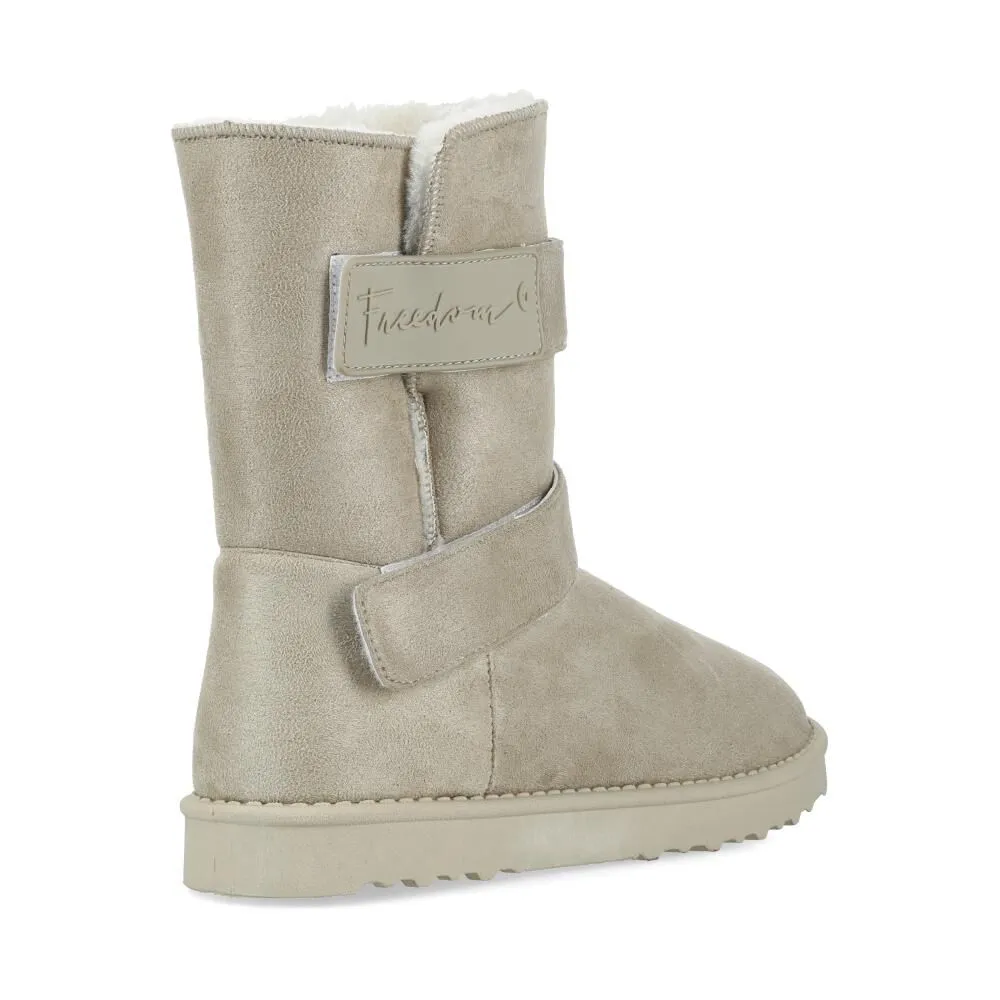 Bota Sherpa Mujer Freedom Taupe