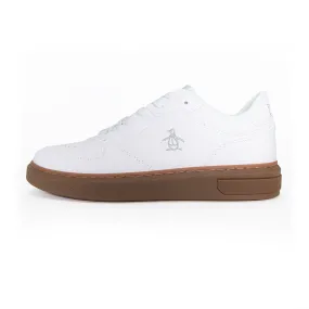 Calzado Casual Blanco Con Suela Cafe