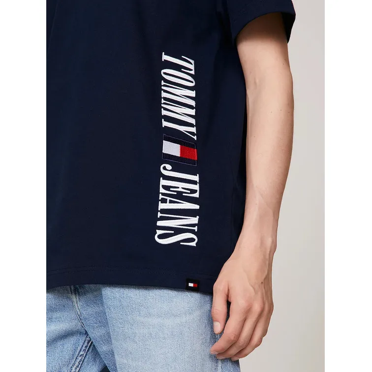 CAMISETA DE PUNTO CON LOGO BORDADO HOMBRE TOMMY JEANS