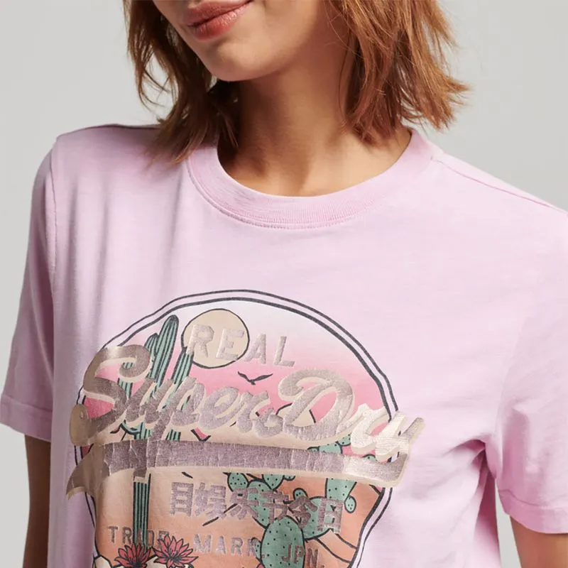 Camiseta Para Mujer Vintage Narrative Superdry 55628