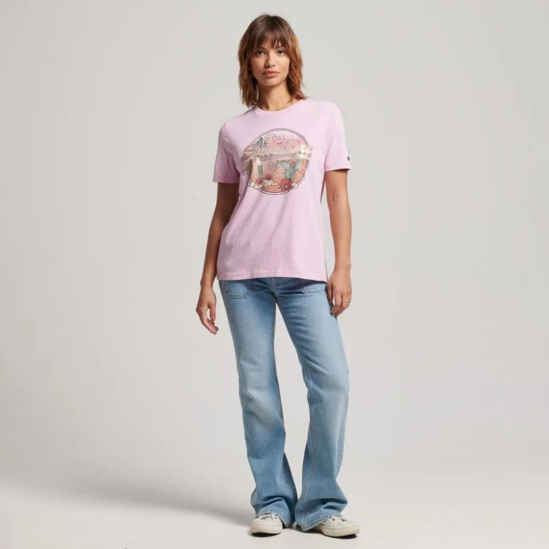 Camiseta Para Mujer Vintage Narrative Superdry 55628