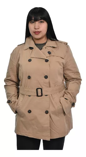 Campera Mujer Piloto Microfibra Impermeble Trench Especial