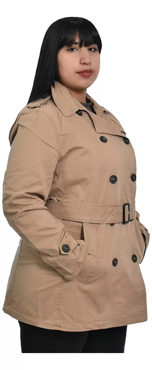 Campera Mujer Piloto Microfibra Impermeble Trench Especial