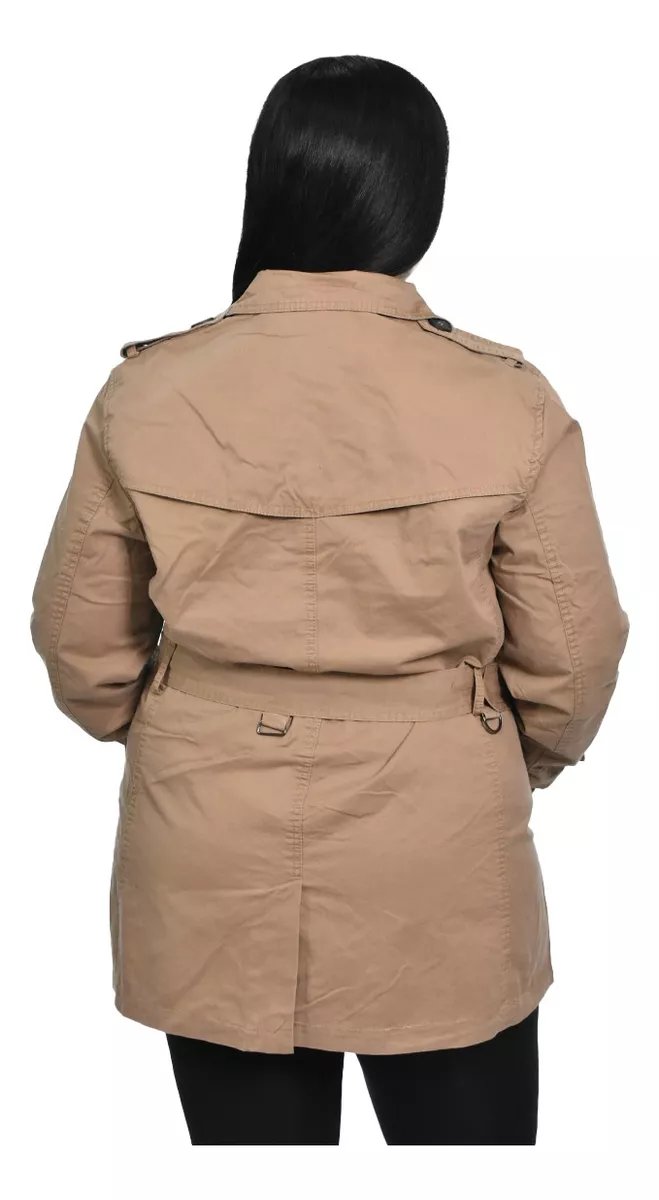 Campera Mujer Piloto Microfibra Impermeble Trench Especial