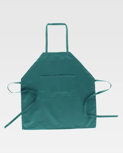 Delantal con peto y bolsillo Fabricación especial Verde