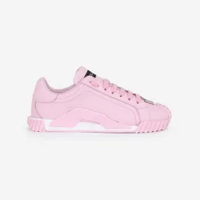 Dolce Gabbana Zapatillas deportivas unisex D&G NS1 de piel de becerro con logotipo DG-Rosa