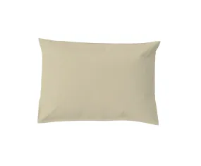 Funda Almohada Lisa Satén Ocre Cama 105