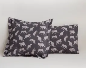 Funda Almohada Tigre Oscura Cama 150/160 50X75 (2 UNIDADES)