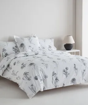 Funda Nórdica Reversible Percal 200h Cama 180 - Flores SINMAS