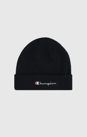 Gorro beanie con logotipo en letra