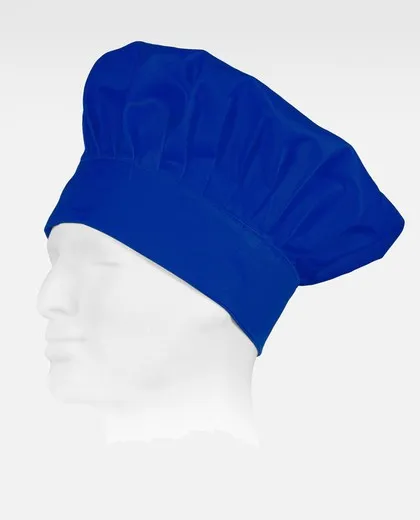 Gorro liso cocinero con velcro adaptable Azulina