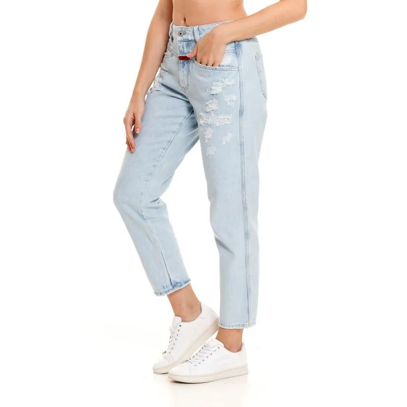 Jean Stretch Para Mujer Pedal Baggy Girbaud