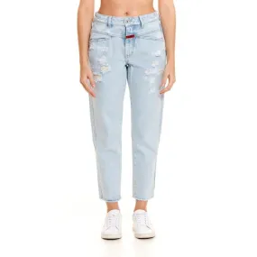 Jean Stretch Para Mujer Pedal Baggy Girbaud