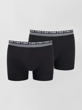 Pack de 2 boxers bandas 3D Flex stay and fit 'DIM' - NEGRO