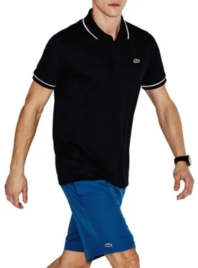 polo lacoste tenis negro para hombre