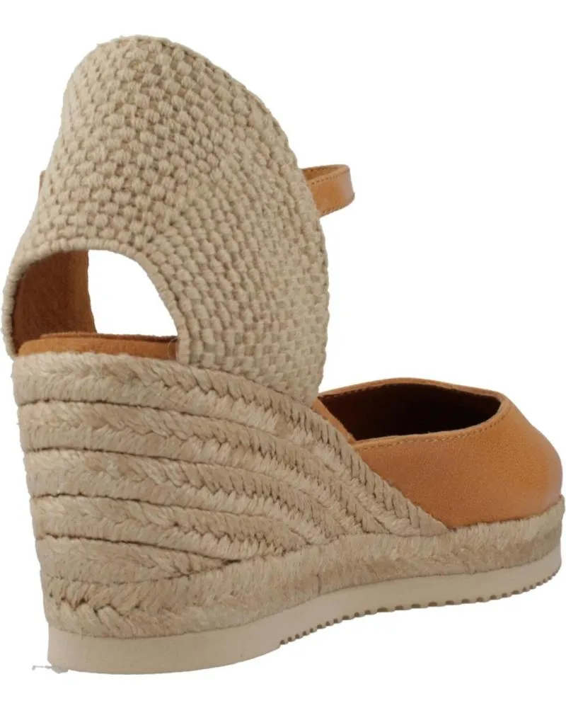 Sandalias de Mujer UNISA ALPARGATAS MUJER MODELO CACERES 24 COLOR MARRON CANNELLE