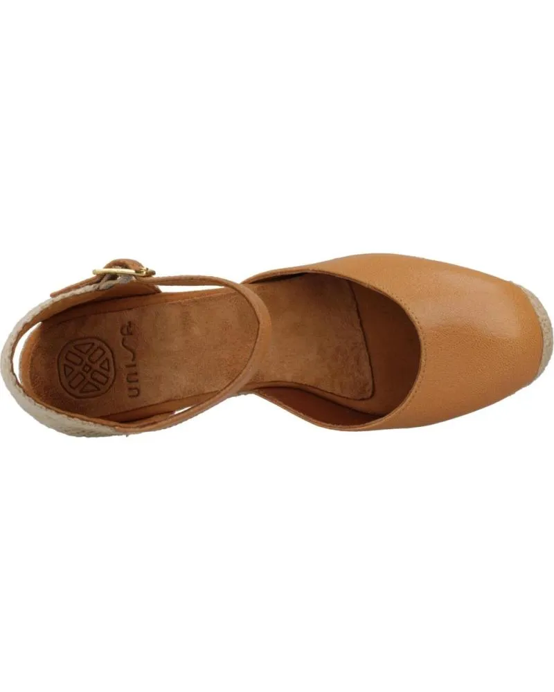 Sandalias de Mujer UNISA ALPARGATAS MUJER MODELO CACERES 24 COLOR MARRON CANNELLE