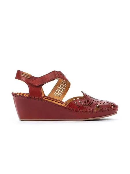 sandalias pikolinos margarita 943 granate para mujer