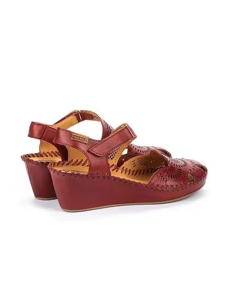 sandalias pikolinos margarita 943 granate para mujer