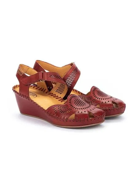 sandalias pikolinos margarita 943 granate para mujer