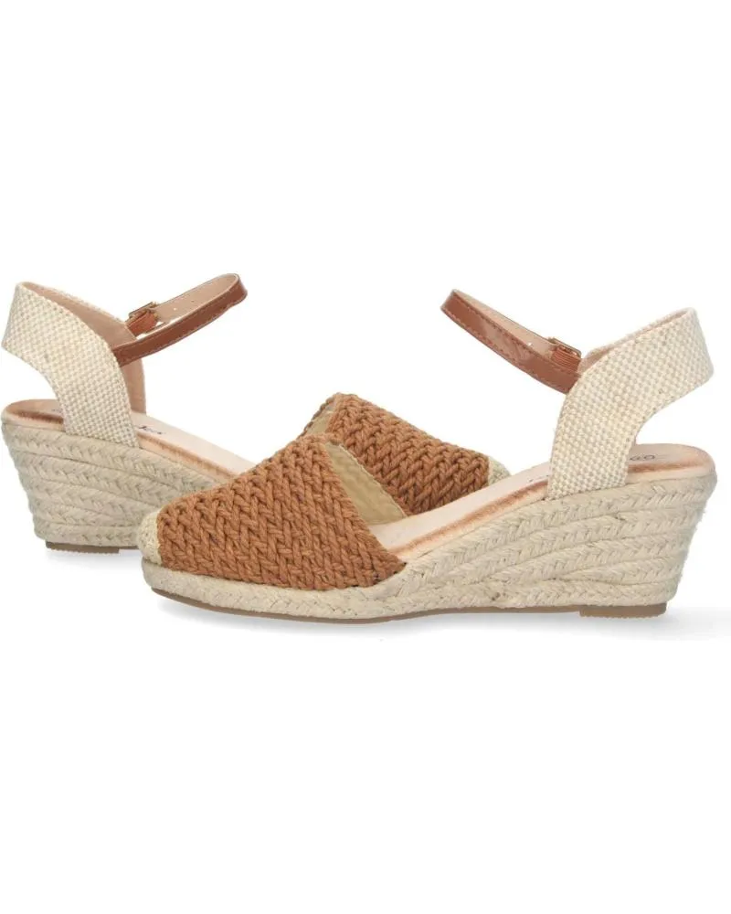 Sandalias PUNTOSALAO  de Mujer ALPARGATAS DE CUNA MEDIA DE YUTE TEXTURA MUJER CAMEL  VARIOS COLORES