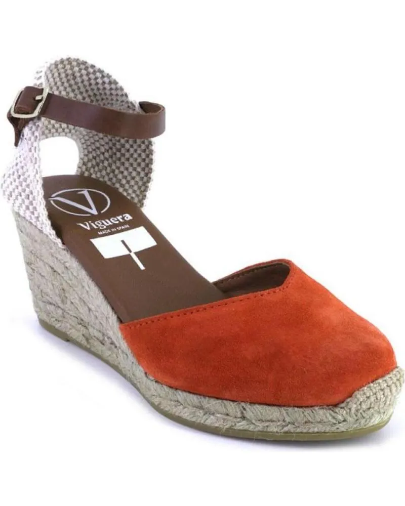 Sandalias VIGUERA  de Mujer 2012VITELO ALPARGATAS DE CUNA CANAMO ESPARTO YUTE DE  NARANJA