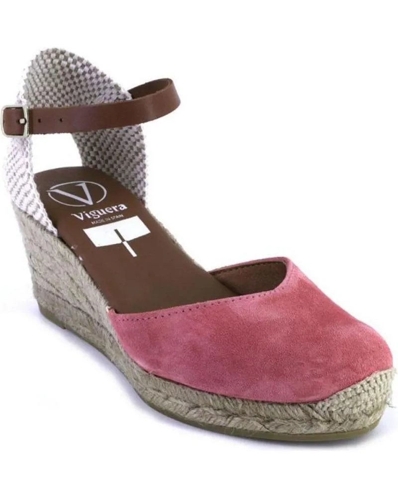 Sandalias VIGUERA  de Mujer 2012VITELO ALPARGATAS DE CUNA CANAMO ESPARTO YUTE DE  SALMON