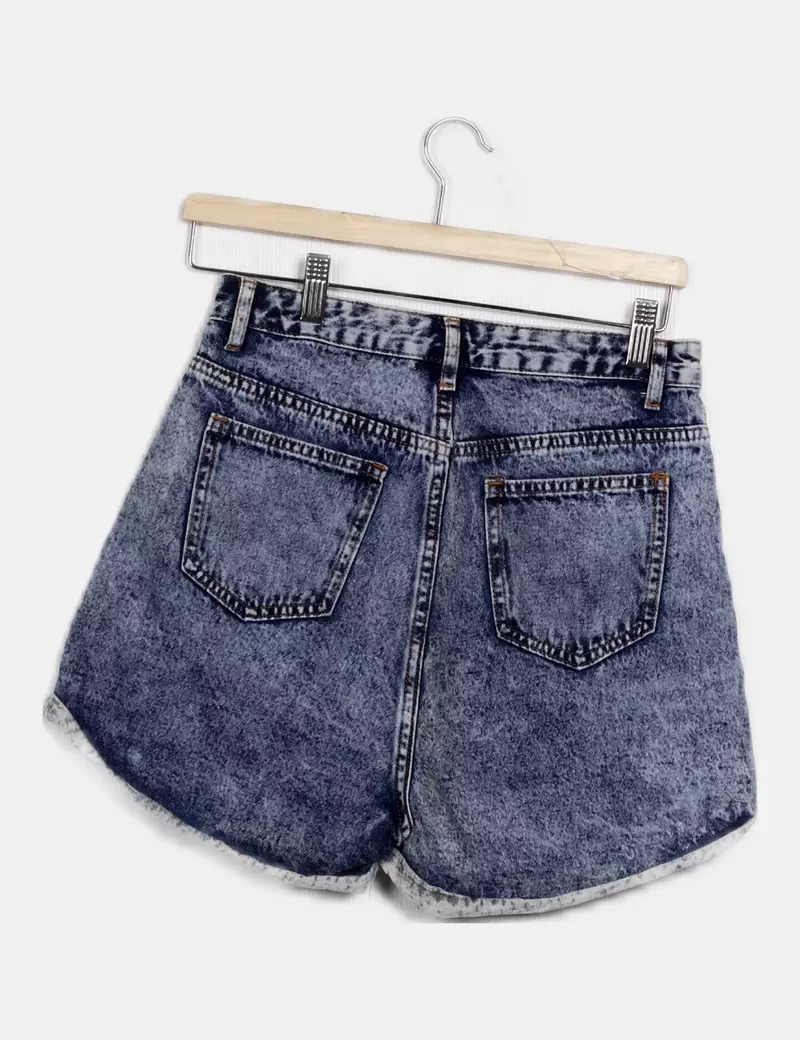 SHEIN Short denim azul casual