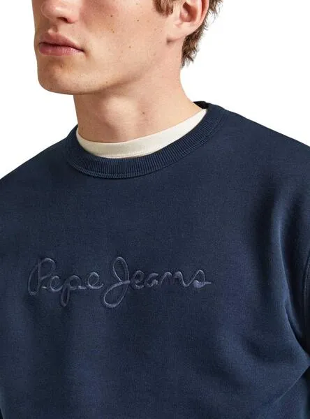 Sudadera Pepe Jeans Joe Crew Marino para Hombre