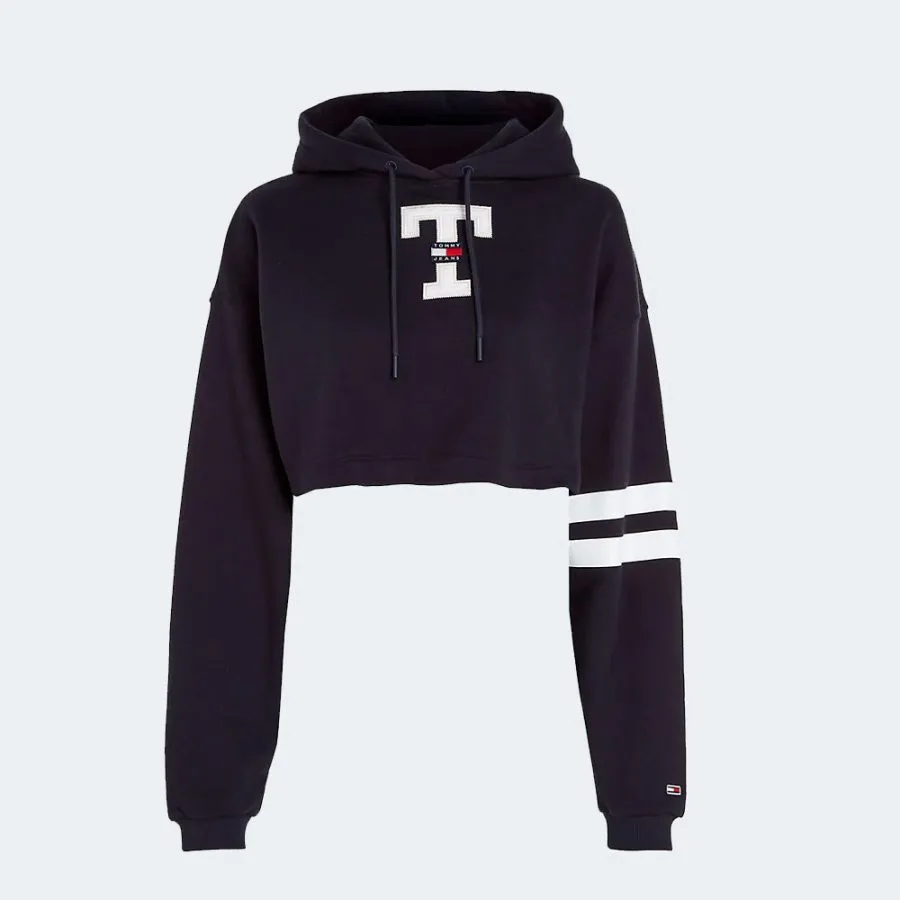 Sudadera TOMMY JEANS TJW SP CRP LETTERMAN FLAG HOO