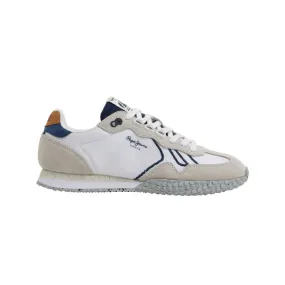 Tenis Pepe Jeans Hombre Holland Serie 1 Eco Blanco - Gris