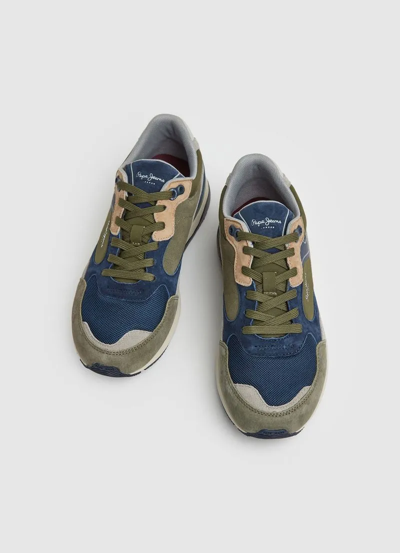 Tenis Pepe Jeans Hombre London Pro Advance Color Verde Caqui