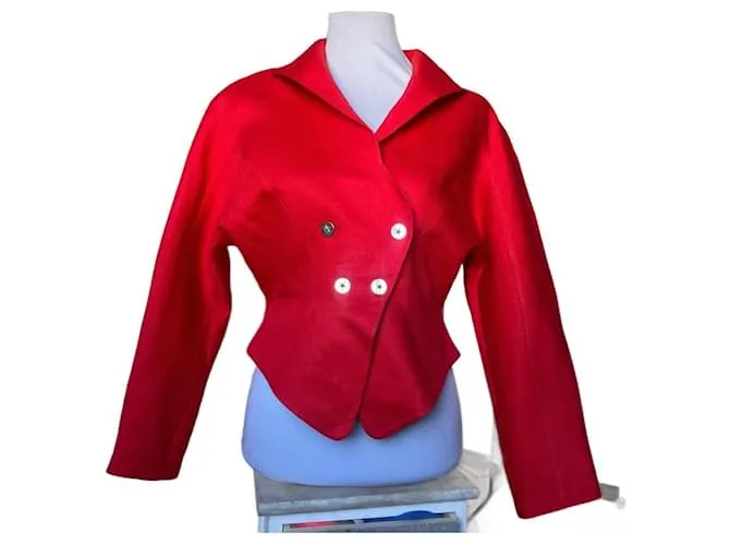 Thierry Mugler Chaquetas Roja 