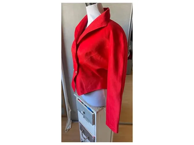 Thierry Mugler Chaquetas Roja 