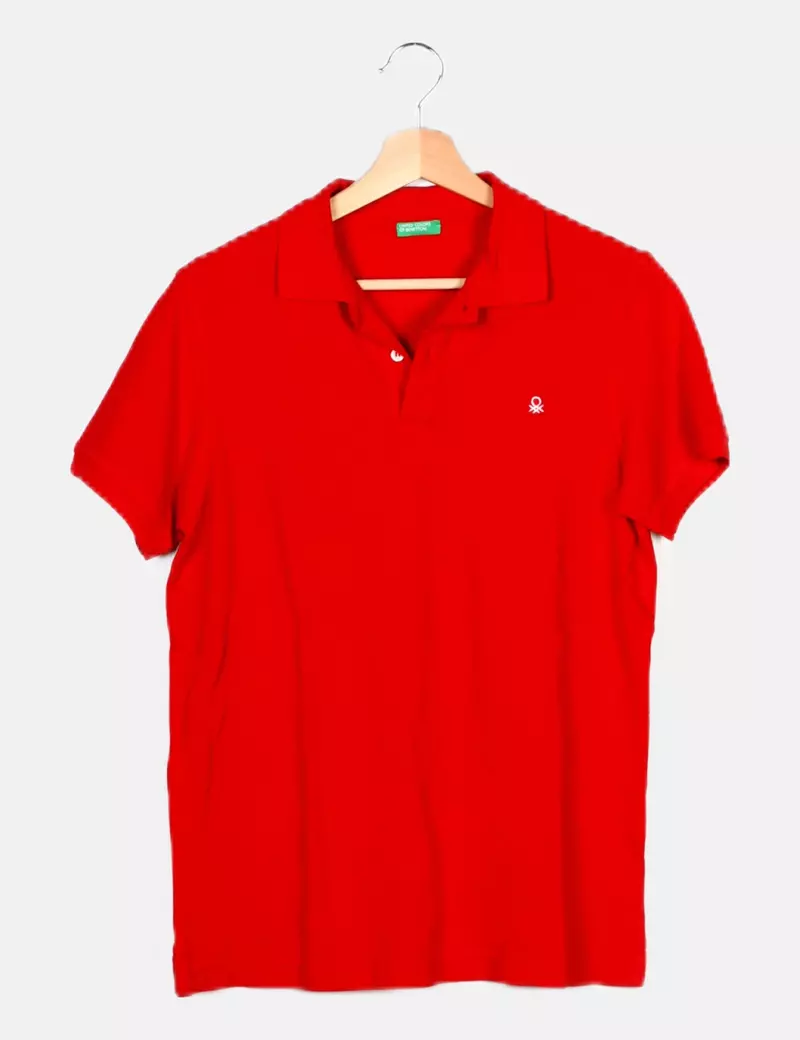 United colors of benetton Polo casual rojo