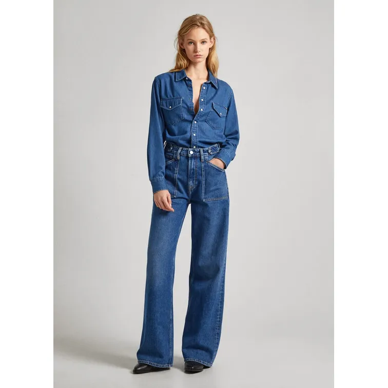 VAQUERO FIT BOOTCUT Y TIRO ALTO MUJER  PEPE JEANS