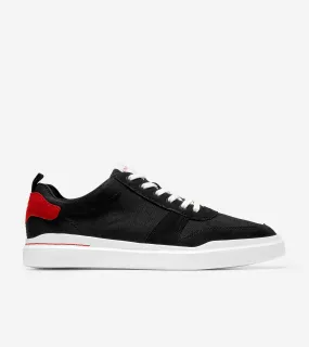 Zapatillas Deportivas de Lona Negra de Hombre | GrandPrø Rally Canvas Court Sneaker